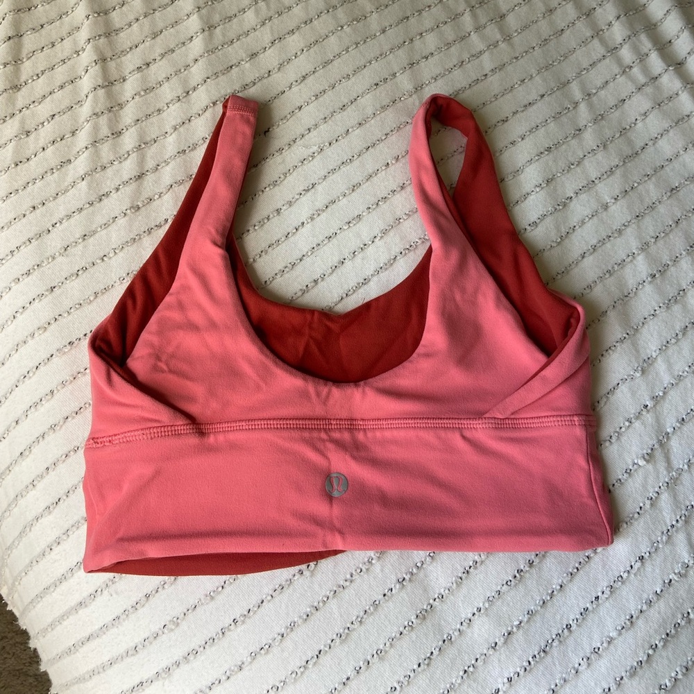 EUC Lululemon Align Bra Reversible A/B Cup Size 4 RPCR/RDRK